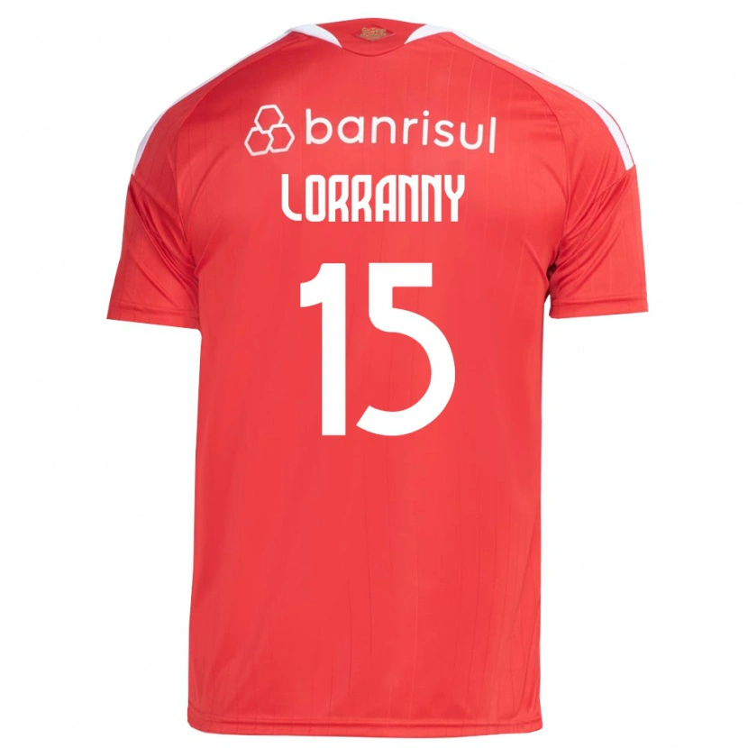 Danxen Homme Maillot Lorranny #15 Rouge Blanc Tenues Domicile 2026/27 T-Shirt