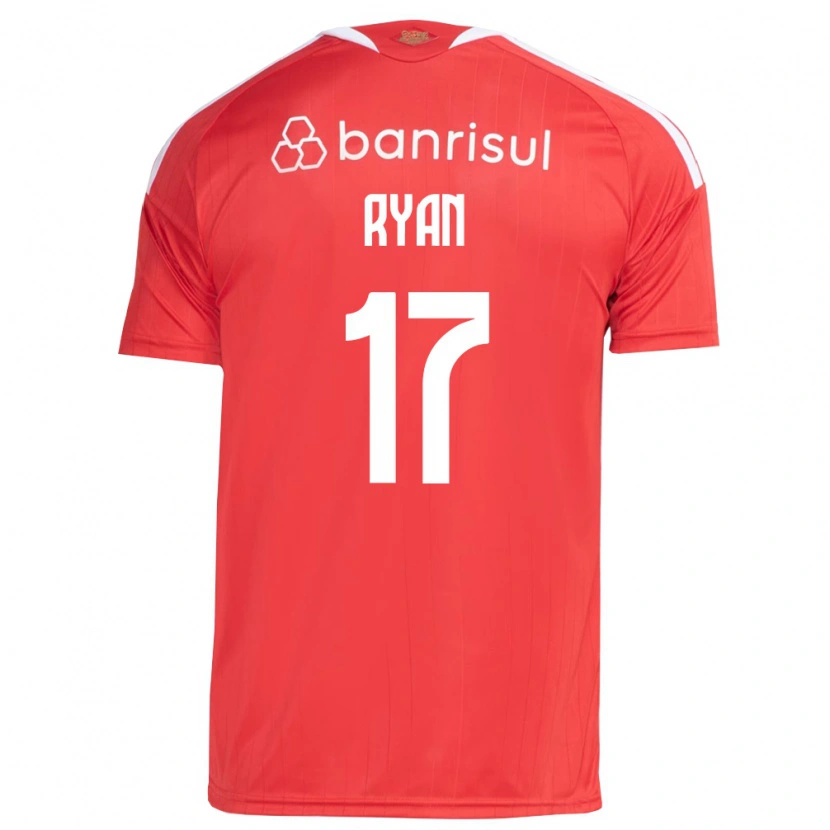 Danxen Homme Maillot Gabriel Ryan #17 Rouge Blanc Tenues Domicile 2026/27 T-Shirt