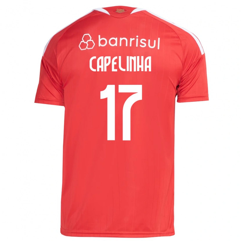Danxen Homme Maillot Capelinha #17 Rouge Blanc Tenues Domicile 2026/27 T-Shirt