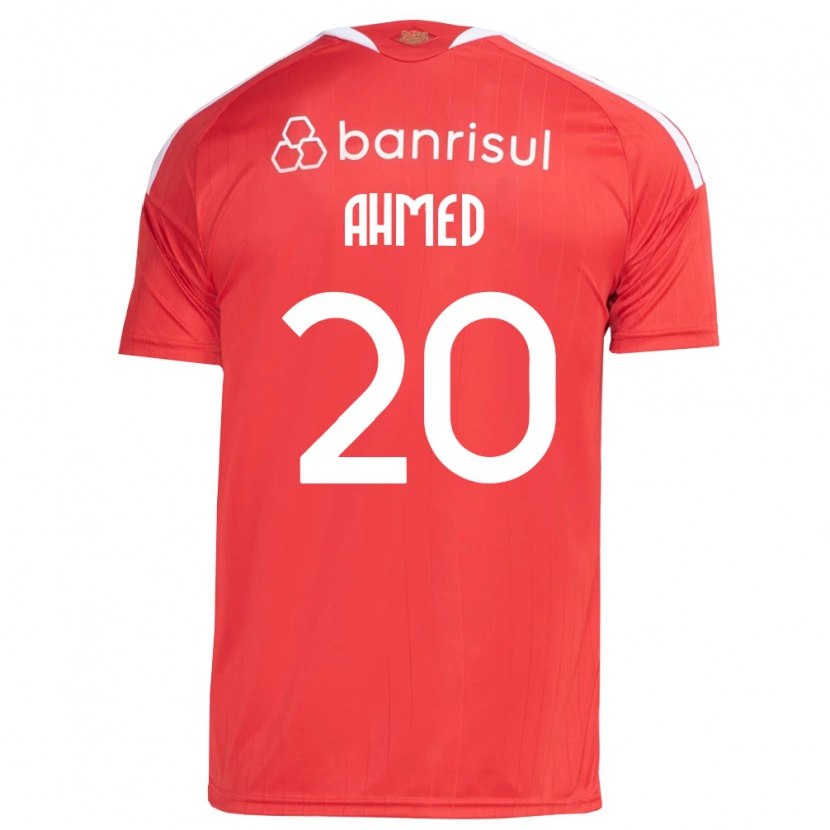Danxen Homme Maillot Diego Ahmed #20 Rouge Blanc Tenues Domicile 2026/27 T-Shirt