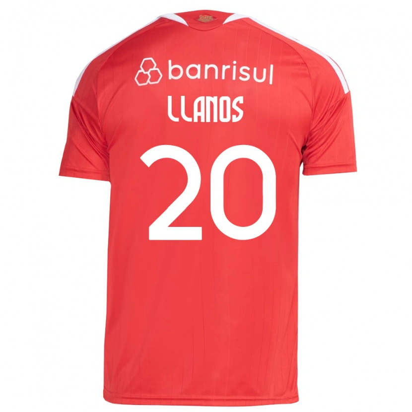 Danxen Homme Maillot Pati Llanos #20 Rouge Blanc Tenues Domicile 2026/27 T-Shirt