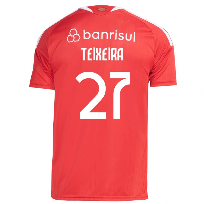 Danxen Homme Maillot Danny Teixeira #27 Rouge Blanc Tenues Domicile 2026/27 T-Shirt