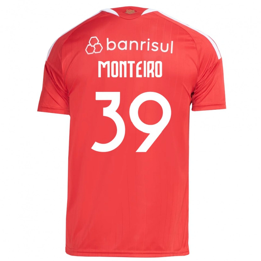 Danxen Homme Maillot Letícia Monteiro #39 Rouge Blanc Tenues Domicile 2026/27 T-Shirt