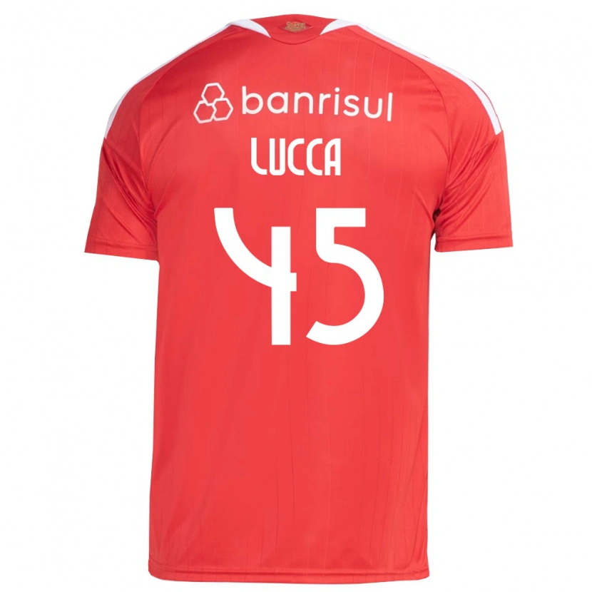 Danxen Homme Maillot Lucca #45 Rouge Blanc Tenues Domicile 2026/27 T-Shirt