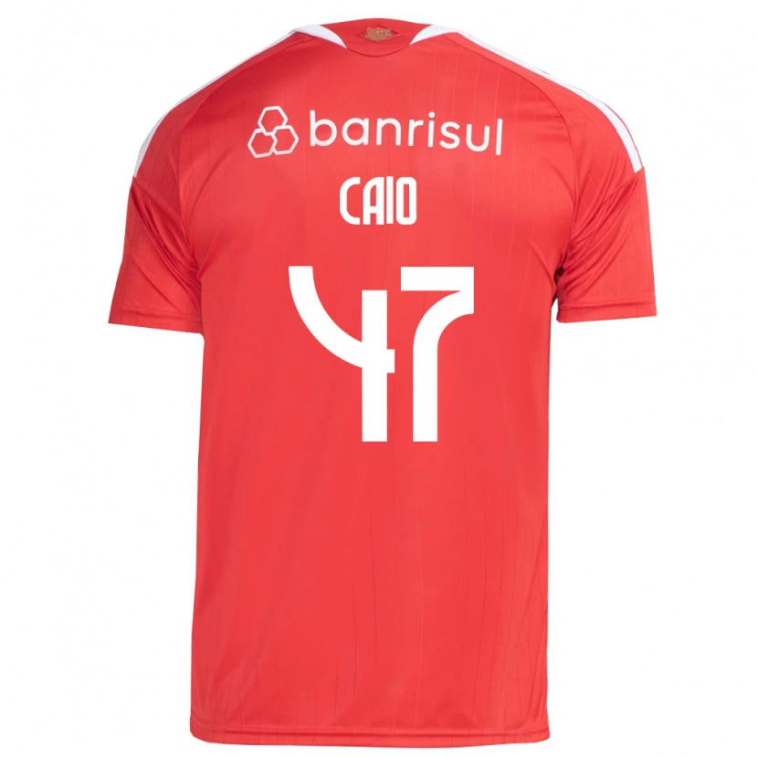 Danxen Homme Maillot Caio Vidal #47 Rouge Blanc Tenues Domicile 2026/27 T-Shirt