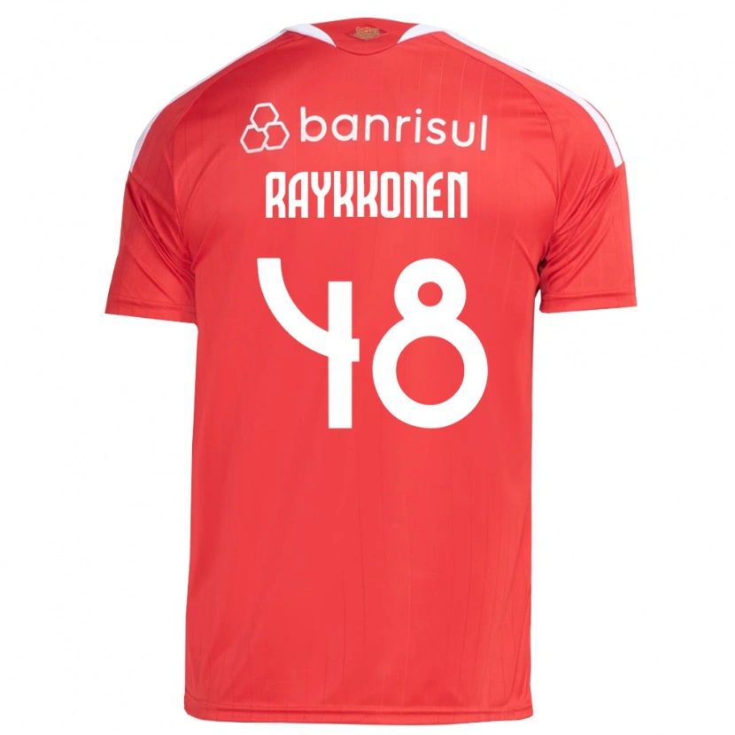 Danxen Homme Maillot Raykkonen Pereira Soares #48 Rouge Blanc Tenues Domicile 2026/27 T-Shirt