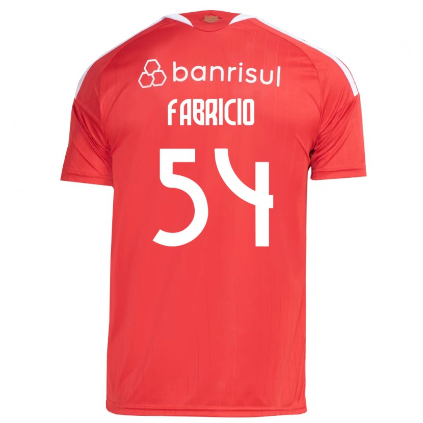 Danxen Homme Maillot Fabricio Zechmeister Do Prado #54 Rouge Blanc Tenues Domicile 2026/27 T-Shirt