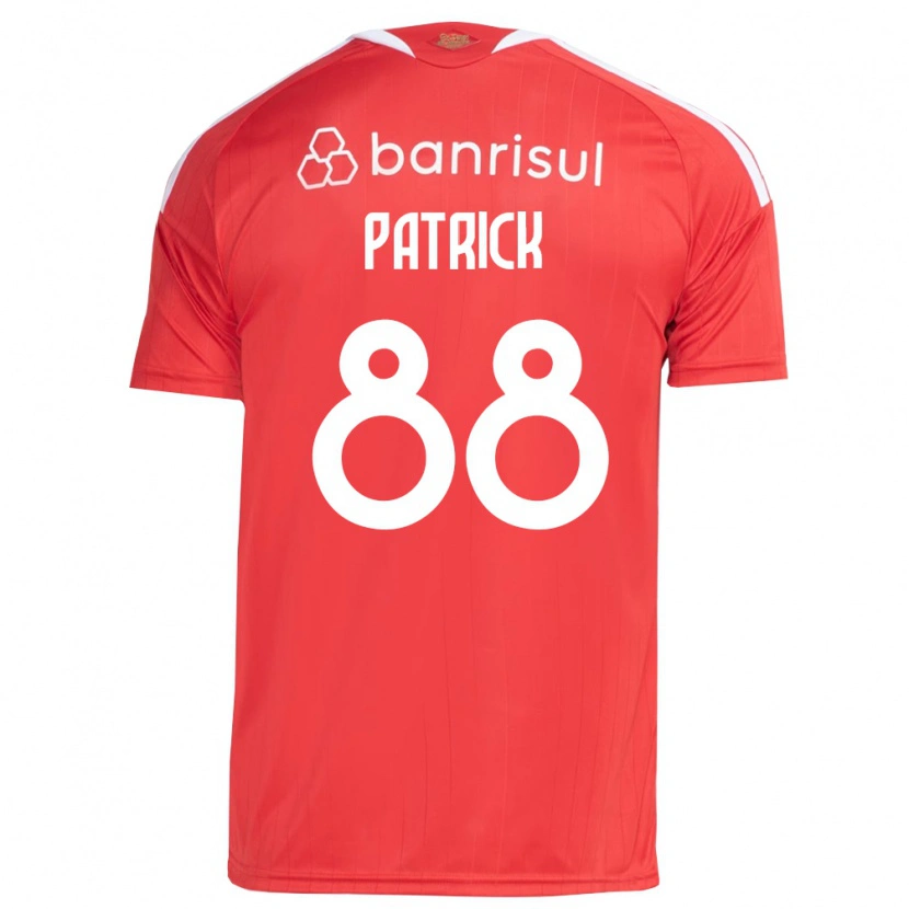 Danxen Homme Maillot Patrick #88 Rouge Blanc Tenues Domicile 2026/27 T-Shirt