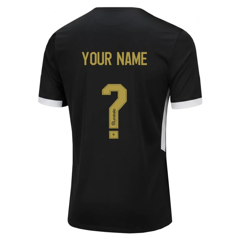 Danxen Homme Maillot Votre Nom #0 Noir Blanc Jaune Tenues Domicile 2026/27 T-Shirt