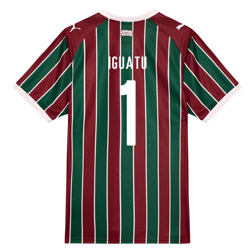 Danxen Homme Maillot Mauro Iguatu #1 Vert Bourgogne Blanc Tenues Domicile 2026/27 T-Shirt