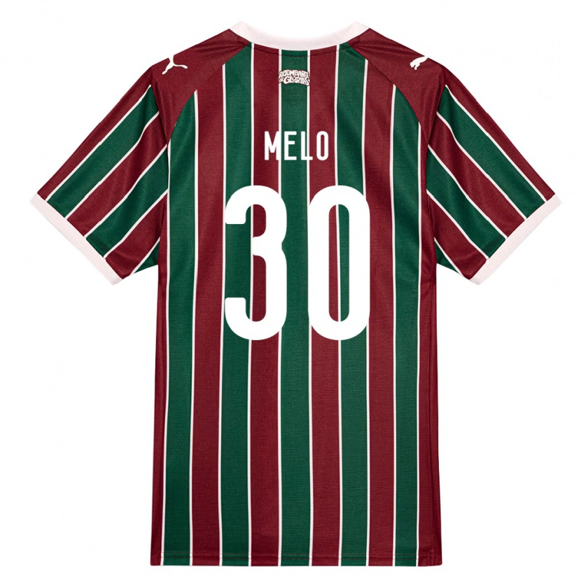 Danxen Homme Maillot Felipe Melo #30 Vert Bourgogne Blanc Tenues Domicile 2026/27 T-Shirt