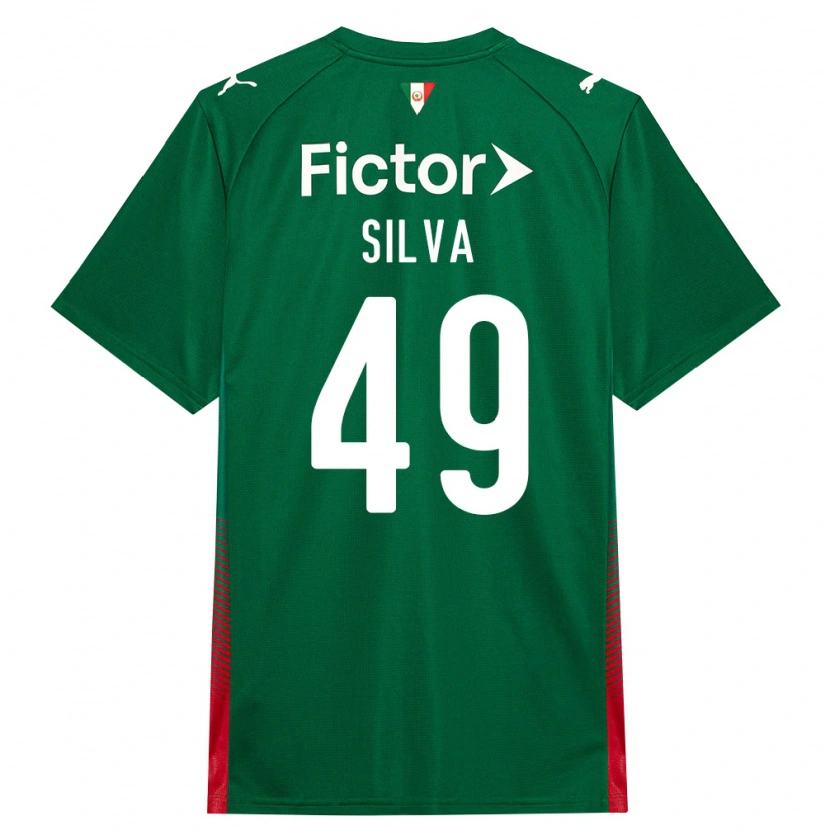 Danxen Homme Maillot Gabriel Silva #49 Vert Rouge Blanc Tenues Domicile 2026/27 T-Shirt
