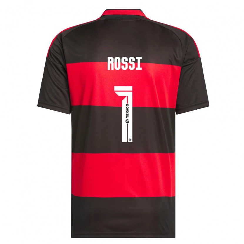 Danxen Homme Maillot Agustín Rossi #1 Rouge Noir Blanc Tenues Domicile 2026/27 T-Shirt