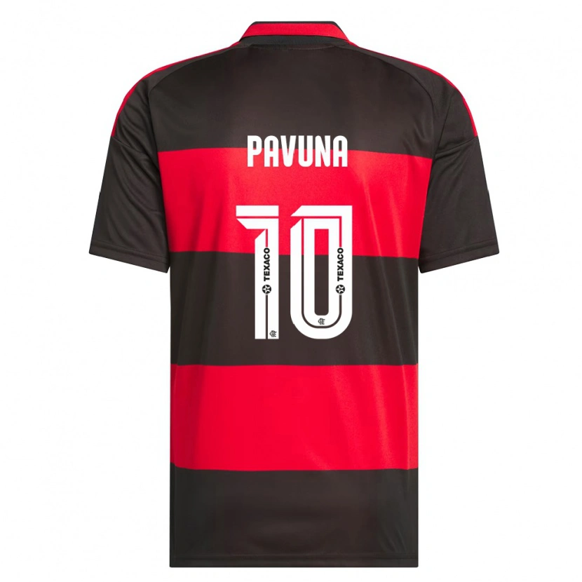 Danxen Homme Maillot Kauã Pavuna #10 Rouge Noir Blanc Tenues Domicile 2026/27 T-Shirt