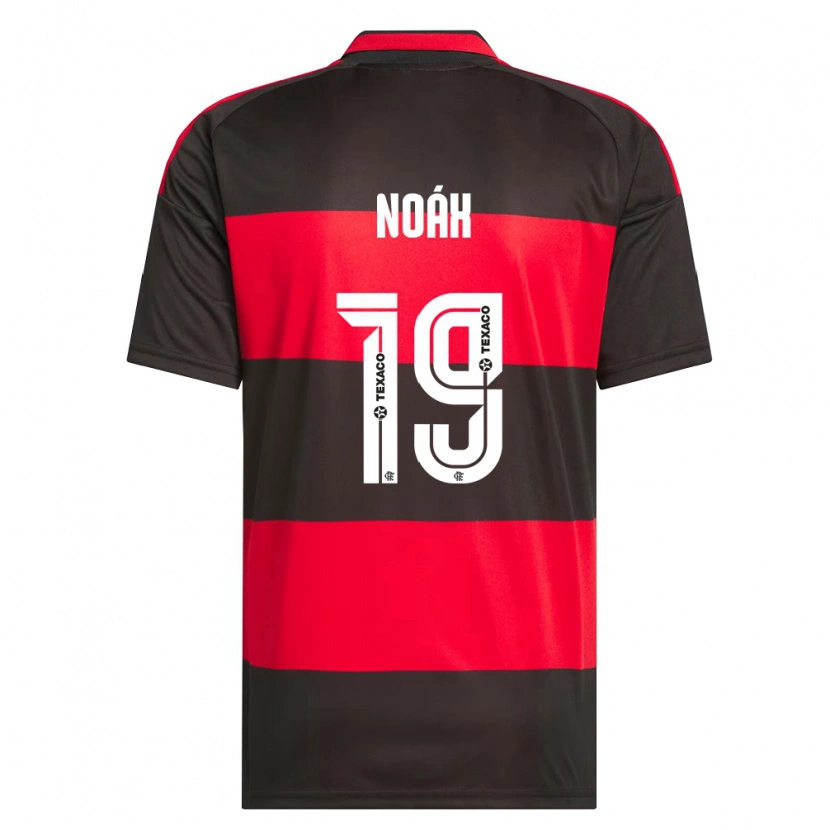 Danxen Homme Maillot Noáh Gerlach Riger Silva #19 Rouge Noir Blanc Tenues Domicile 2026/27 T-Shirt