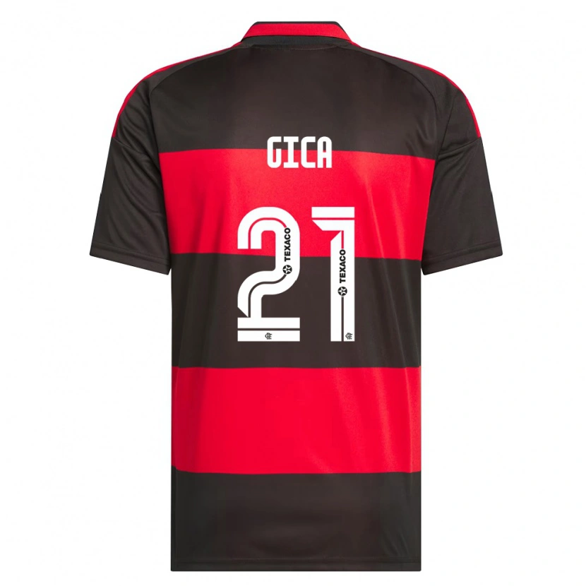 Danxen Homme Maillot Gica #21 Rouge Noir Blanc Tenues Domicile 2026/27 T-Shirt