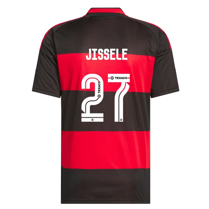 Danxen Homme Maillot Jissele #27 Rouge Noir Blanc Tenues Domicile 2026/27 T-Shirt