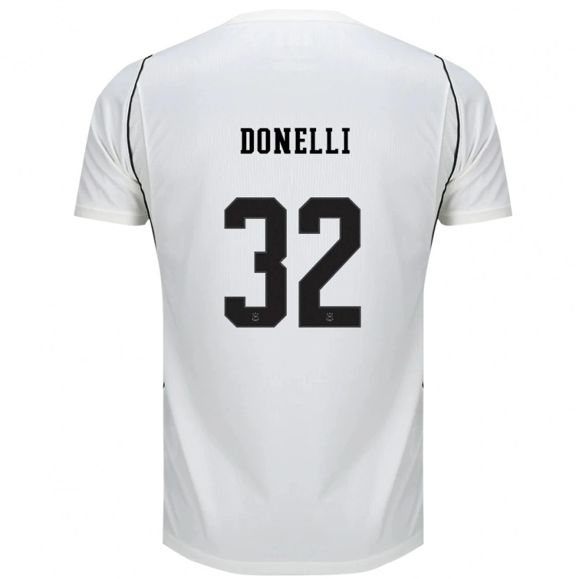 Danxen Homme Maillot Matheus Donelli #32 Blanc Noir Rouge Tenues Domicile 2026/27 T-Shirt