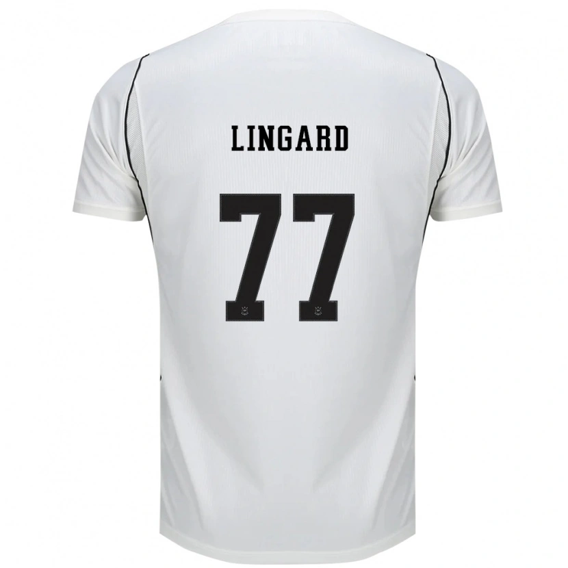 Danxen Homme Maillot Jesse Lingard #77 Blanc Noir Rouge Tenues Domicile 2026/27 T-Shirt