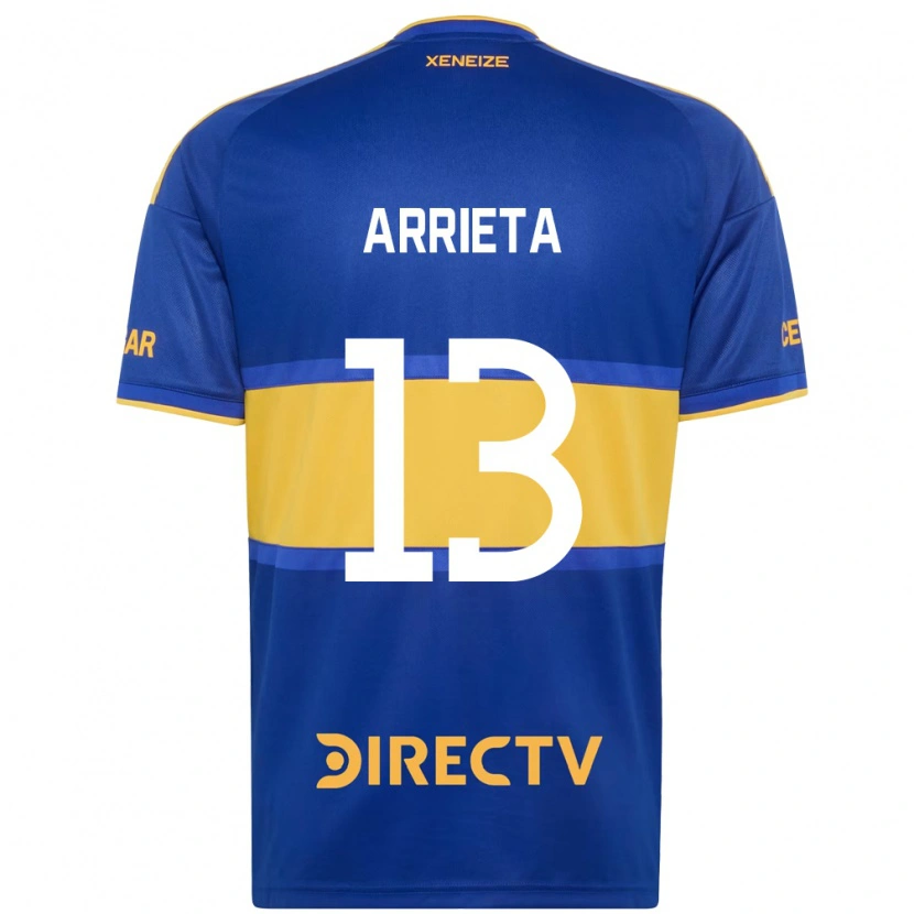 Danxen Homme Maillot Thomas Arrieta #13 Bleu Royal Jaune Tenues Domicile 2026/27 T-Shirt
