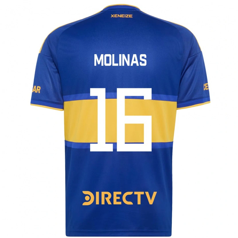 Danxen Homme Maillot Aaron Molinas #16 Bleu Royal Jaune Tenues Domicile 2026/27 T-Shirt
