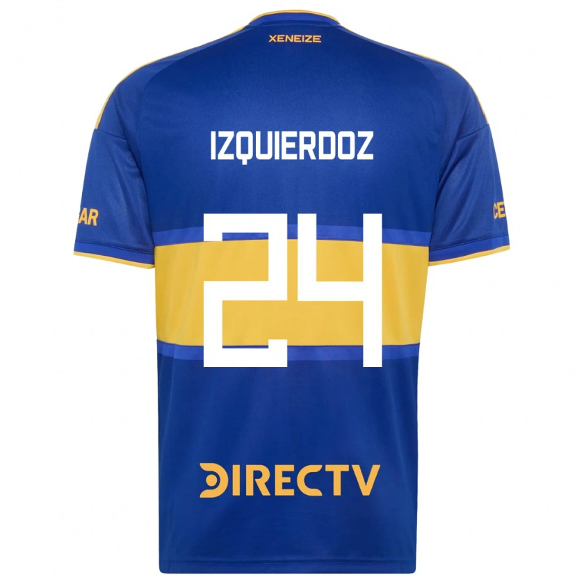 Danxen Homme Maillot Carlos Izquierdoz #24 Bleu Royal Jaune Tenues Domicile 2026/27 T-Shirt