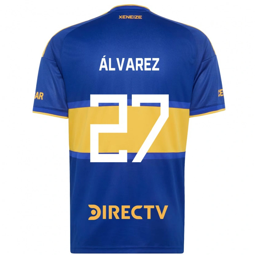 Danxen Homme Maillot Violeta Álvarez #27 Bleu Royal Jaune Tenues Domicile 2026/27 T-Shirt