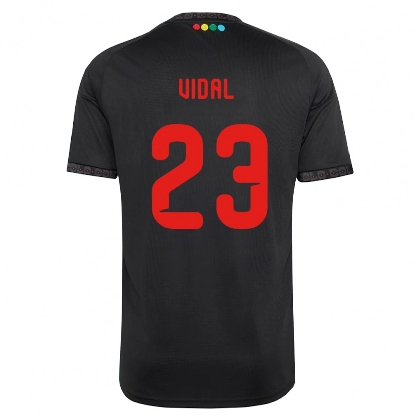 Danxen Homme Maillot Arturo Vidal #23 Noir Rouge Tenues Extérieur 2026/27 T-Shirt