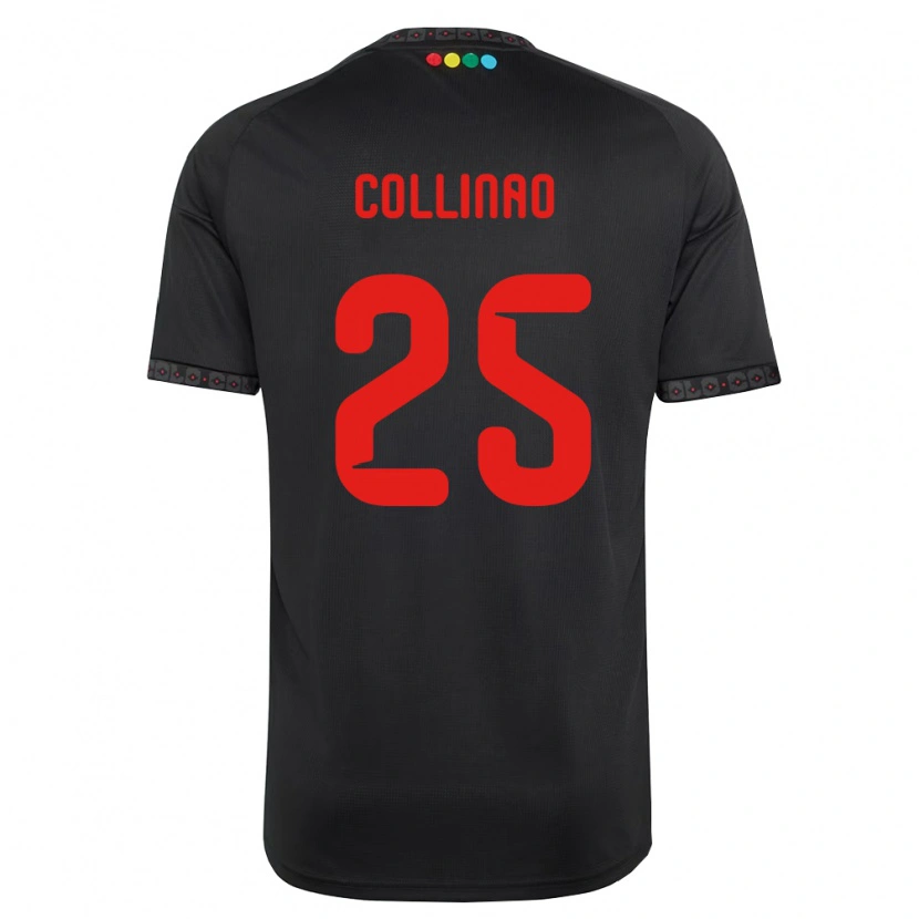 Danxen Homme Maillot Margarita Collinao #25 Noir Rouge Tenues Extérieur 2026/27 T-Shirt