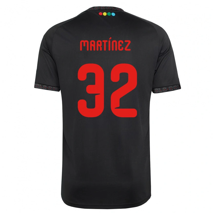 Danxen Homme Maillot Vicente Martínez #32 Noir Rouge Tenues Extérieur 2026/27 T-Shirt