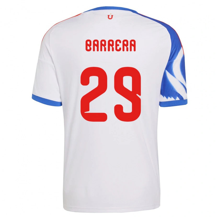 Danxen Homme Maillot Lucas Barrera #29 Blanc Bleu Marine Tenues Extérieur 2026/27 T-Shirt