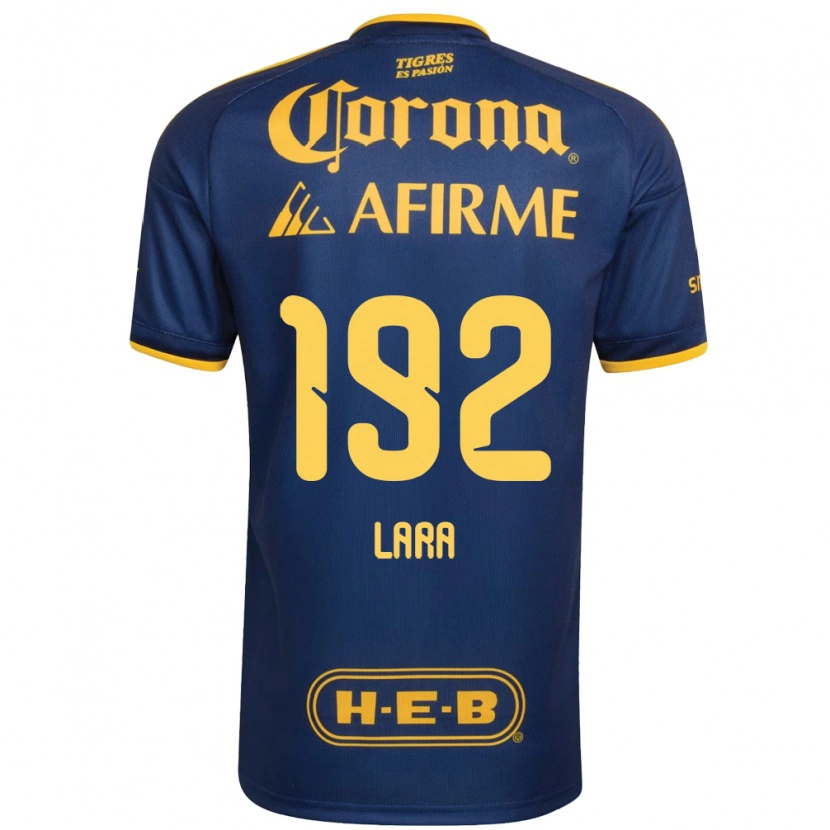 Danxen Homme Maillot Miguel Lara #192 Bleu Royal Jaune Tenues Extérieur 2026/27 T-Shirt
