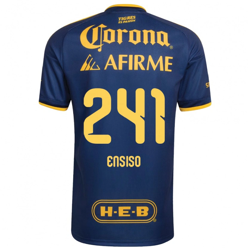 Danxen Homme Maillot Eduardo Ensiso #241 Bleu Royal Jaune Tenues Extérieur 2026/27 T-Shirt