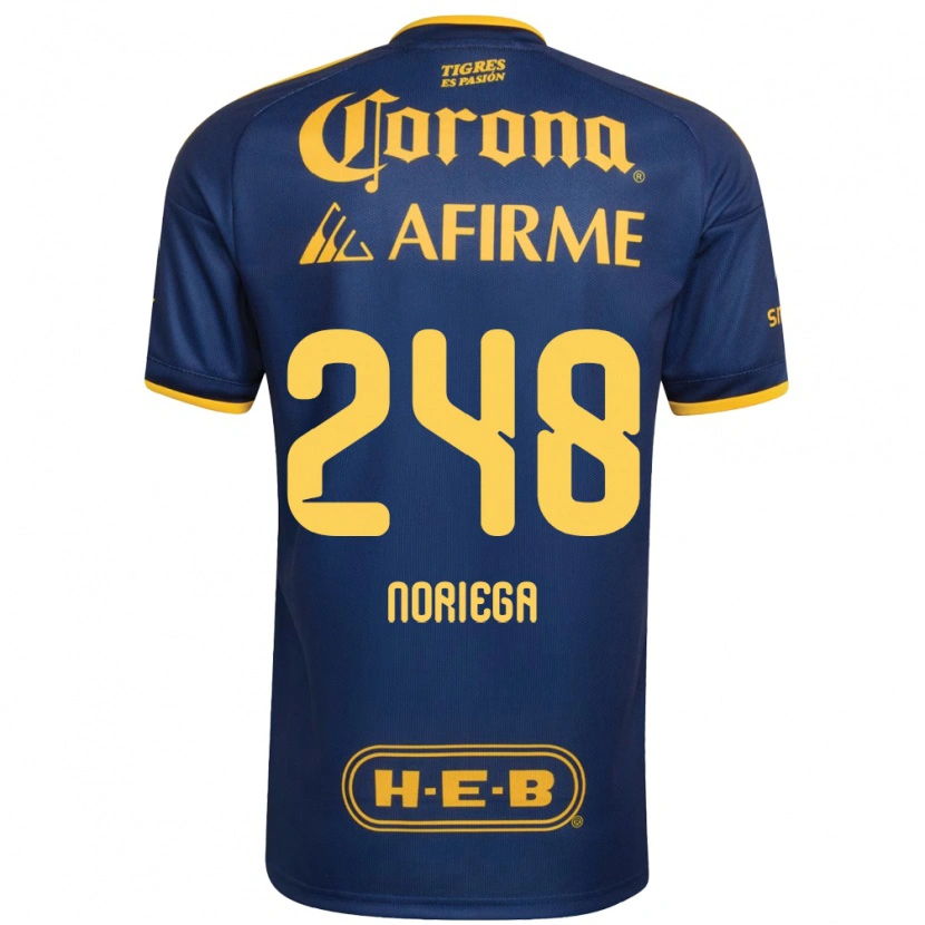 Danxen Homme Maillot Jonathan Noriega #248 Bleu Royal Jaune Tenues Extérieur 2026/27 T-Shirt