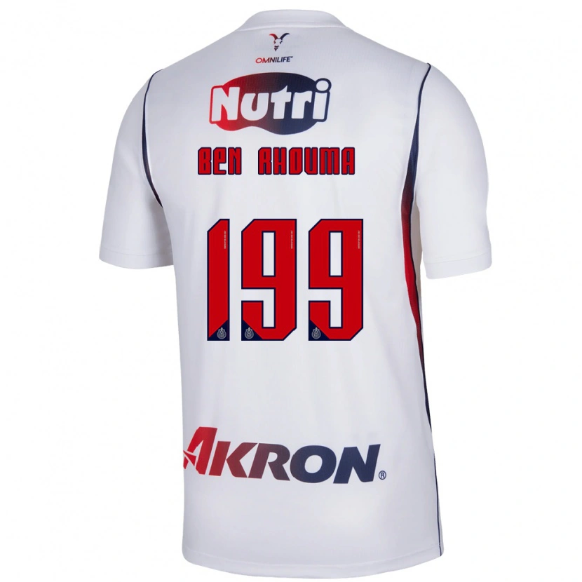 Danxen Homme Maillot Anwar Ben Rhouma #199 Blanc Bleu Marine Rouge Tenues Extérieur 2026/27 T-Shirt