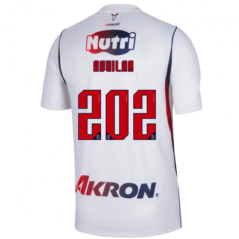 Danxen Homme Maillot Erick Aguilar #202 Blanc Bleu Marine Rouge Tenues Extérieur 2026/27 T-Shirt