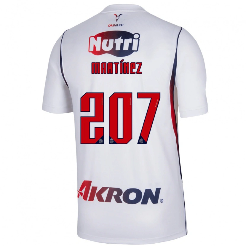 Danxen Homme Maillot Raúl Martínez #207 Blanc Bleu Marine Rouge Tenues Extérieur 2026/27 T-Shirt