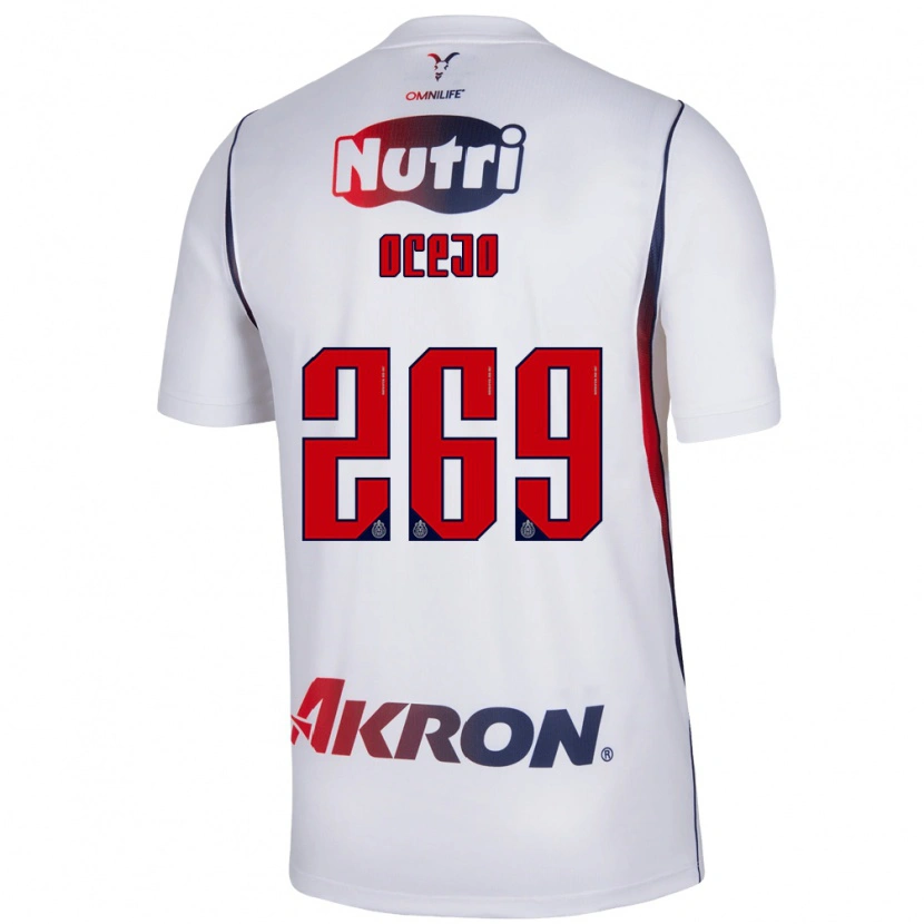 Danxen Homme Maillot Kevin Ocejo #269 Blanc Bleu Marine Rouge Tenues Extérieur 2026/27 T-Shirt