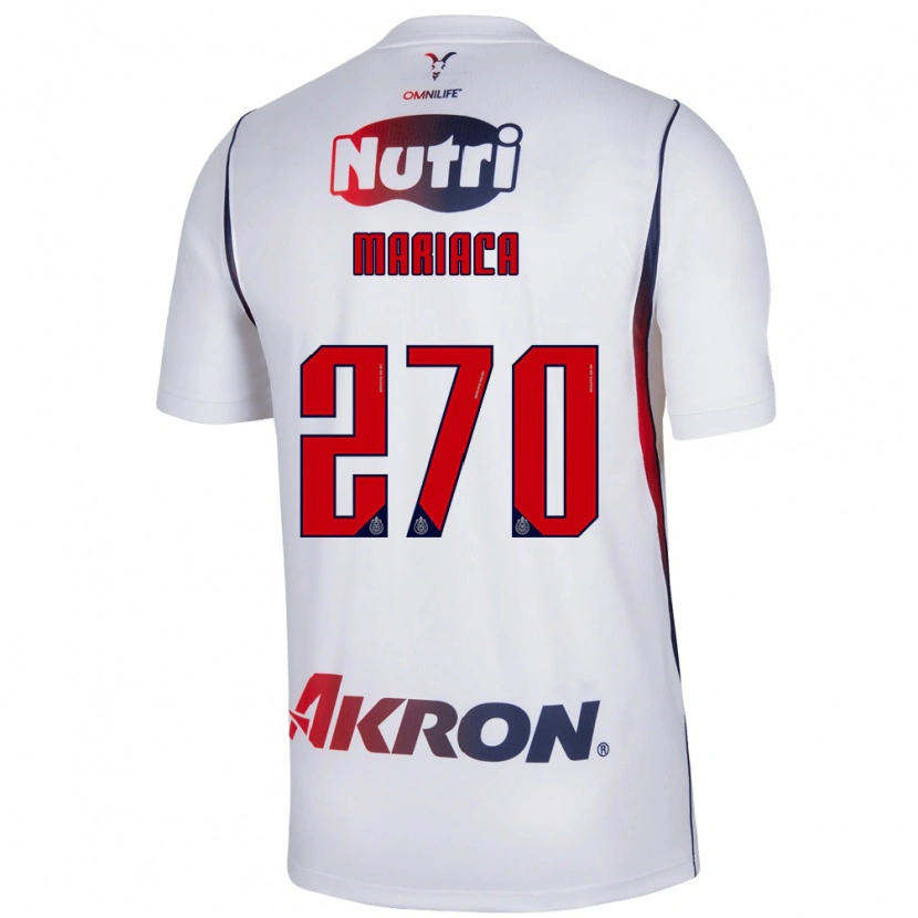 Danxen Homme Maillot Aldrin Mariaca #270 Blanc Bleu Marine Rouge Tenues Extérieur 2026/27 T-Shirt
