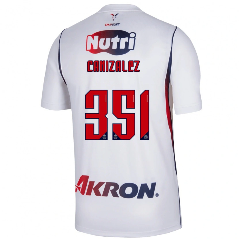 Danxen Homme Maillot Djorkaeff Canizalez #351 Blanc Bleu Marine Rouge Tenues Extérieur 2026/27 T-Shirt