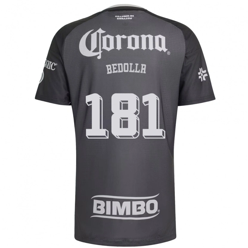 Danxen Homme Maillot Paolo Bedolla #181 Gris Blanc Noir Tenues Extérieur 2026/27 T-Shirt