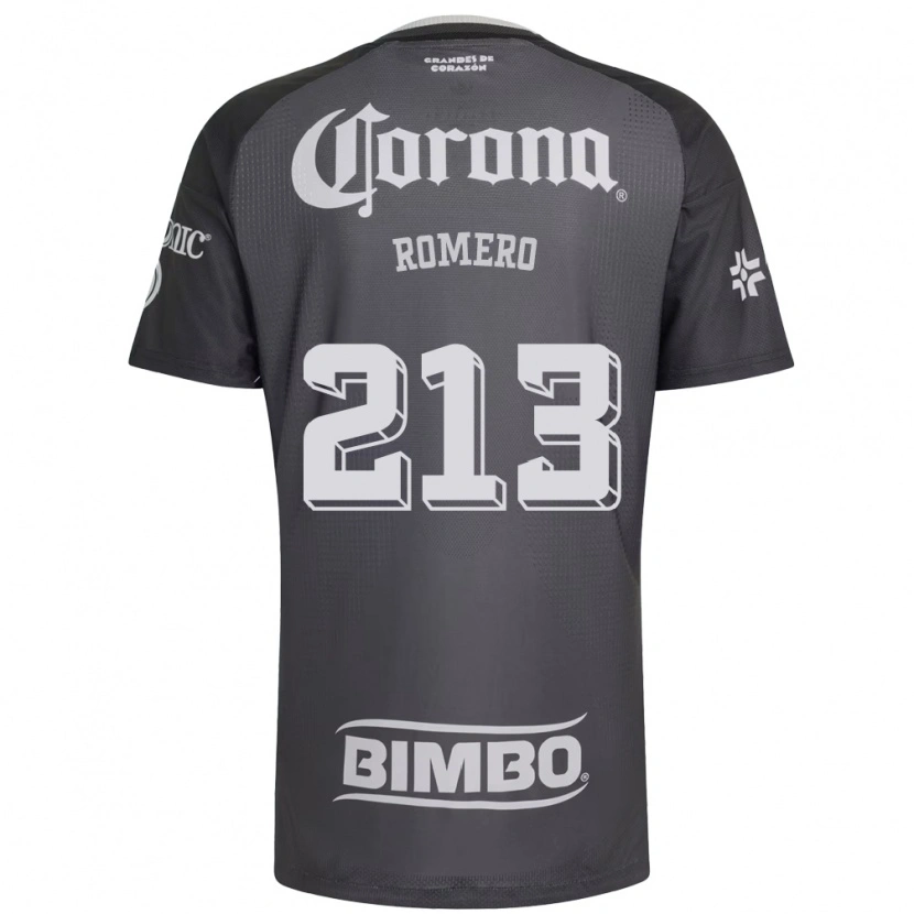 Danxen Homme Maillot Axel Romero #213 Gris Blanc Noir Tenues Extérieur 2026/27 T-Shirt