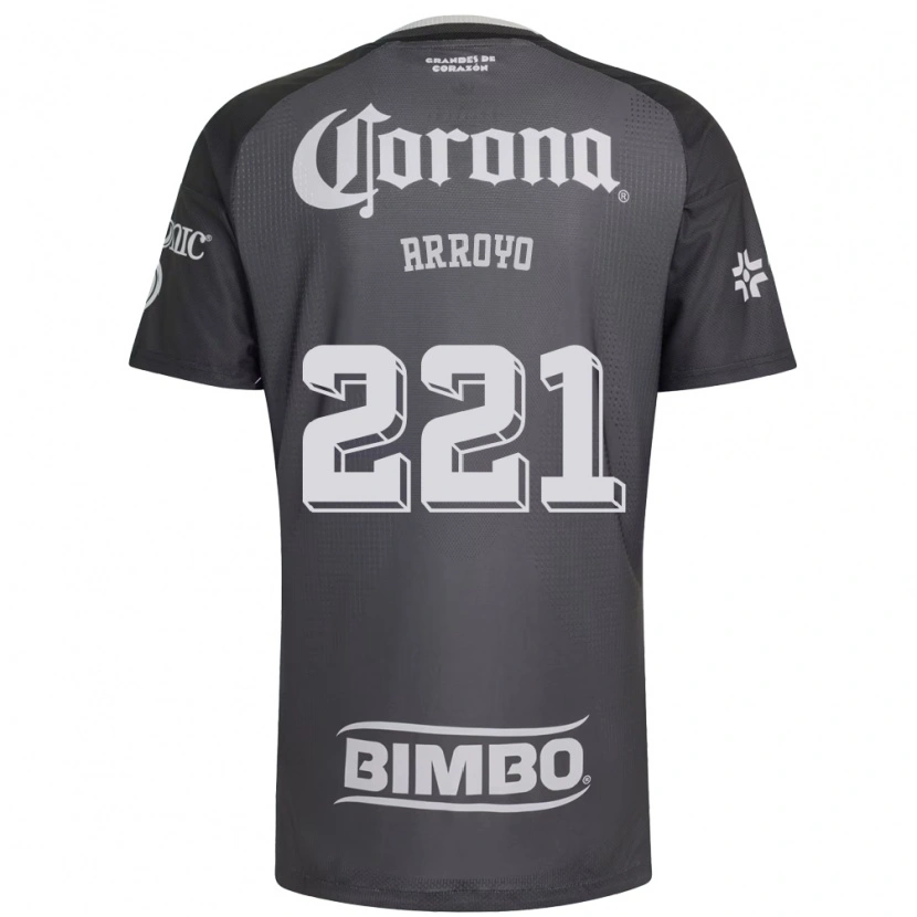 Danxen Homme Maillot Reyli Arroyo #221 Gris Blanc Noir Tenues Extérieur 2026/27 T-Shirt