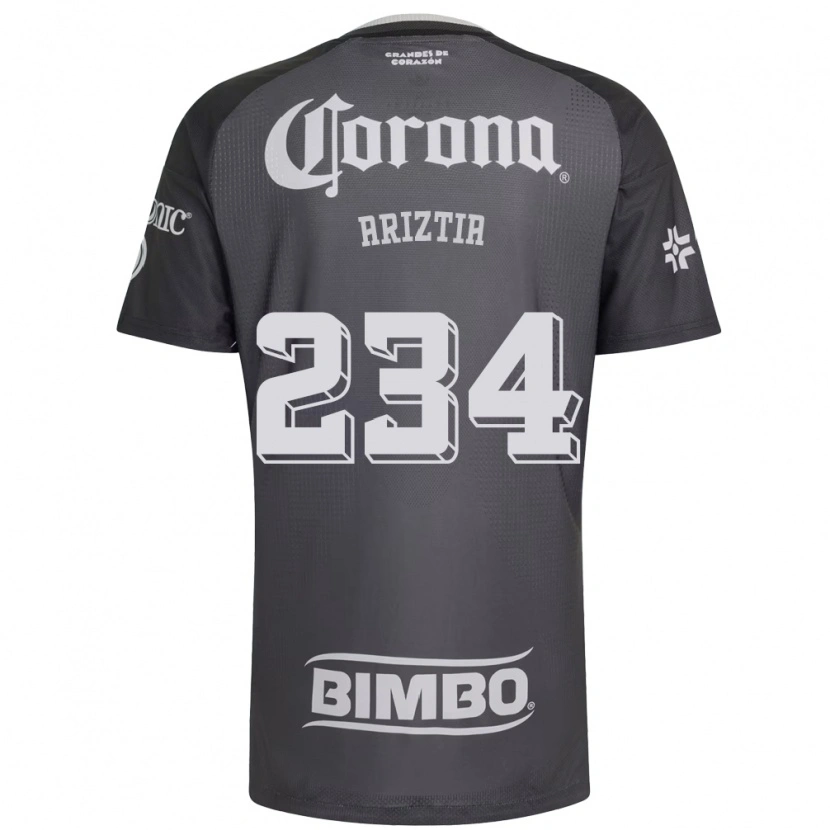 Danxen Homme Maillot Íñigo Ariztia #234 Gris Blanc Noir Tenues Extérieur 2026/27 T-Shirt
