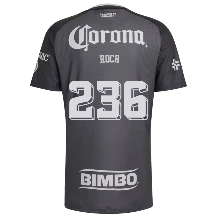 Danxen Homme Maillot Juan Roca #236 Gris Blanc Noir Tenues Extérieur 2026/27 T-Shirt