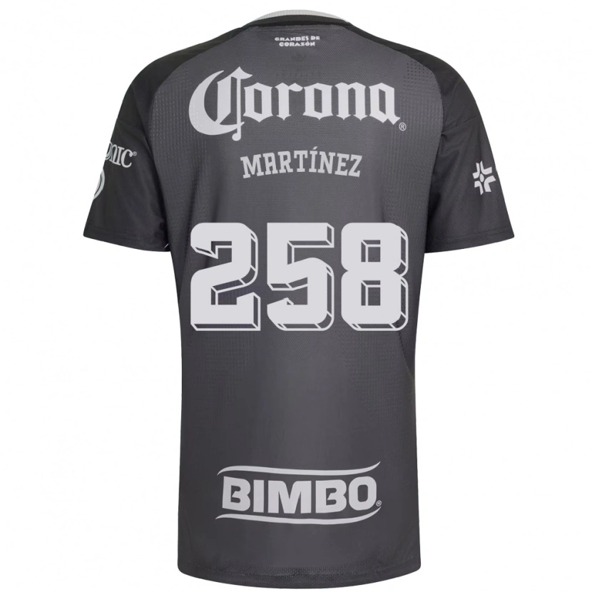 Danxen Homme Maillot Jorge Martínez #258 Gris Blanc Noir Tenues Extérieur 2026/27 T-Shirt