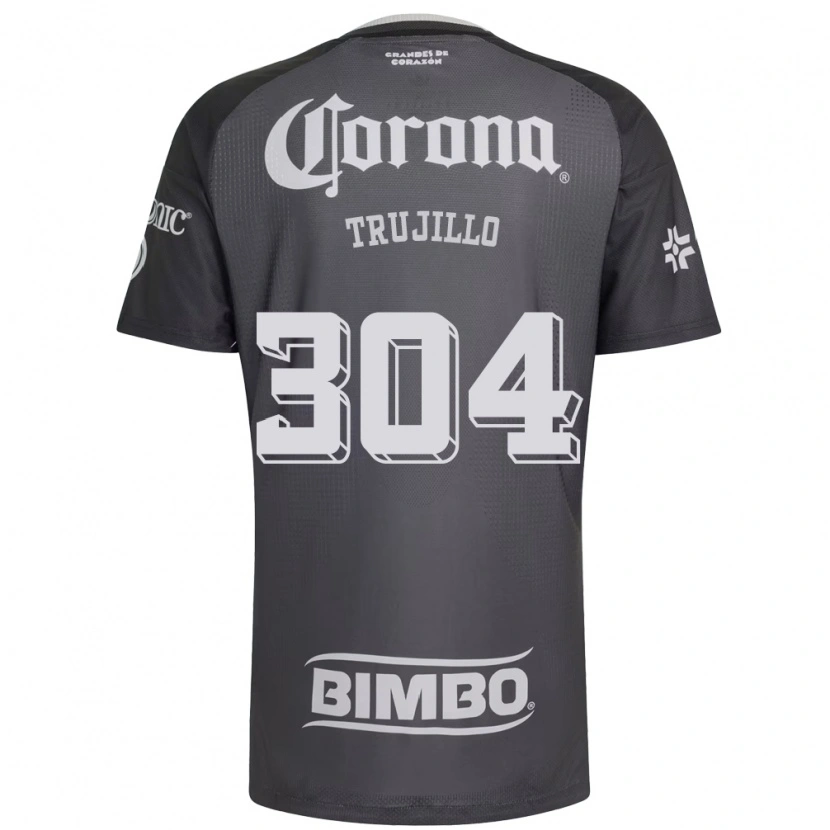 Danxen Homme Maillot Luis Trujillo #304 Gris Blanc Noir Tenues Extérieur 2026/27 T-Shirt