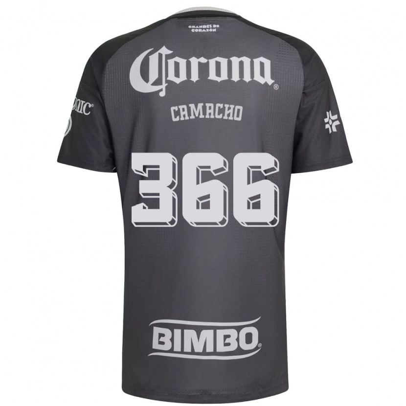 Danxen Homme Maillot Jorge Camacho #366 Gris Blanc Noir Tenues Extérieur 2026/27 T-Shirt