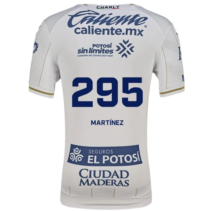 Danxen Homme Maillot Jorge Martínez #295 Blanc Bleu Tenues Extérieur 2026/27 T-Shirt