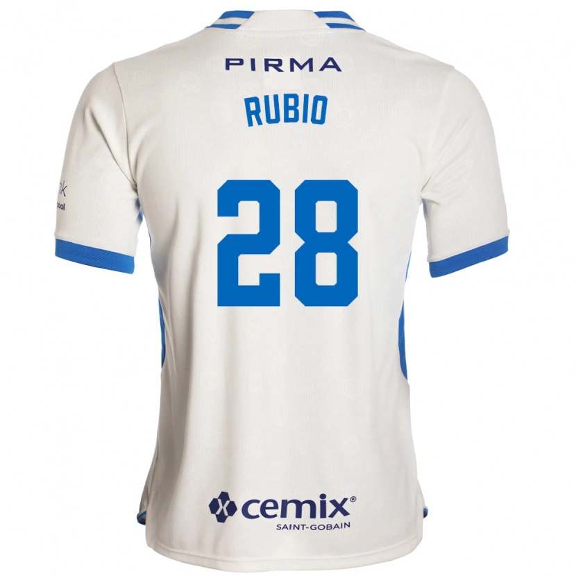 Danxen Homme Maillot Raymundo Rubio #28 Blanc Bleu Rouge Tenues Extérieur 2026/27 T-Shirt